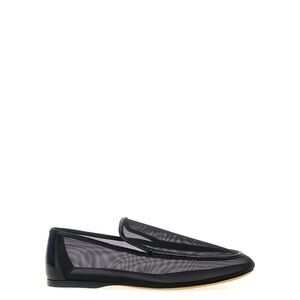 Khaite Black Polyamide Slip-On Women's Loafers